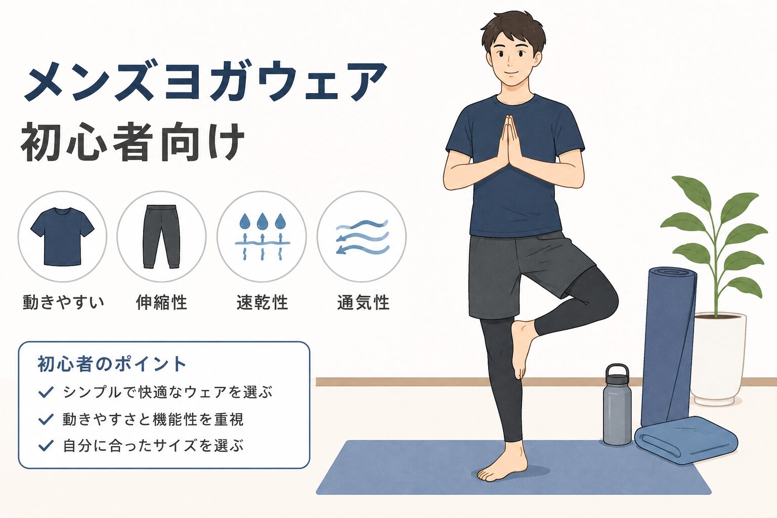 メンズヨガウェア